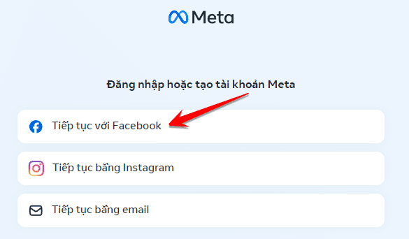 create meta account