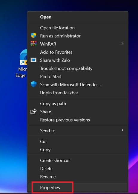 thay đổi màu sắc theme trên Microsoft Edge