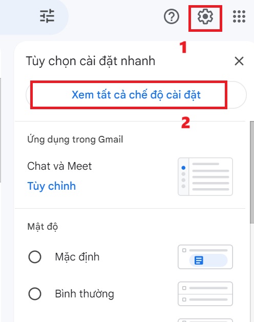 Cách bật thông báo Gmail 