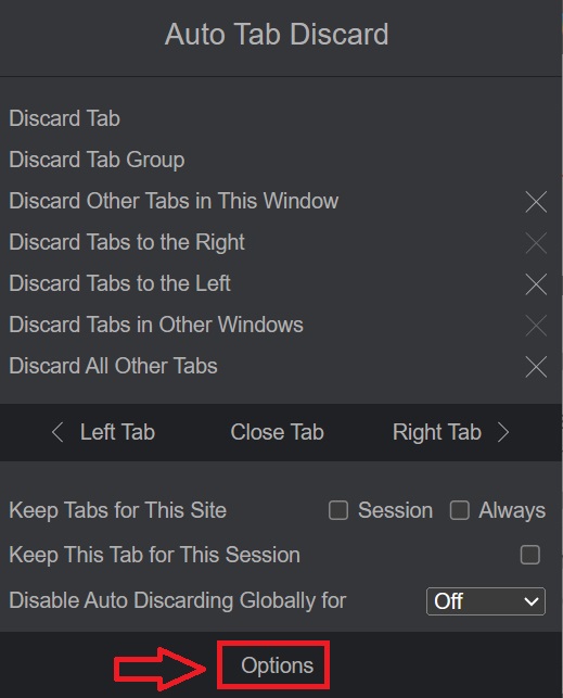 How to freeze Chrome tabs