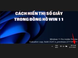 How to display seconds in Windows 11 clock