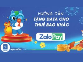 How to give 4G data to friends on ZaloPay