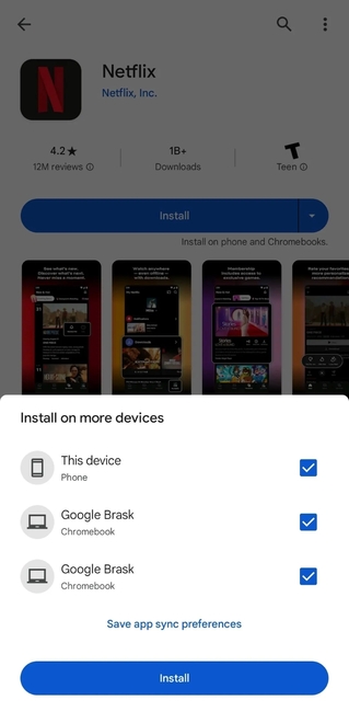 Install 1 app on multiple Android devices