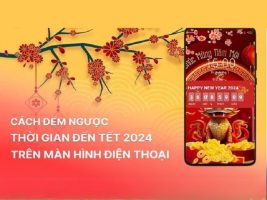 How to create a Countdown to count down the time until Tet 2024 on the phone screen