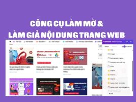How to blur content when taking screenshots with Greeked and blurred