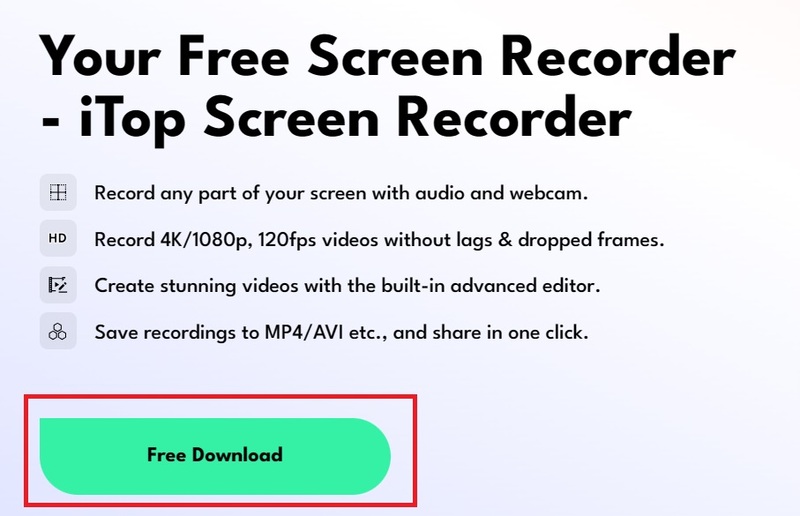 iTop Screen Recorder 4