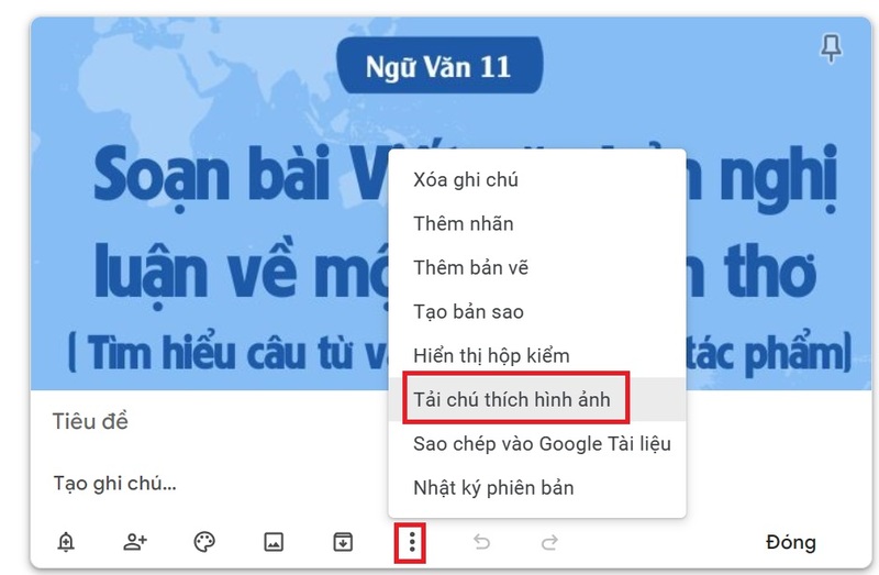 Get Vietnamese text from images