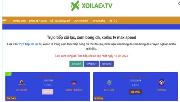 Xoilac TV   Trang web trực tiếp bóng đá với chất lượng hiển thị cực nét