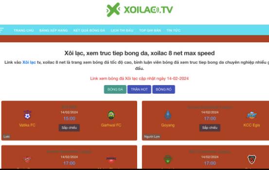 Xoilac TV   Trang web trực tiếp bóng đá đầy đủ các giải đấu hấp dẫn nhất hiện nay