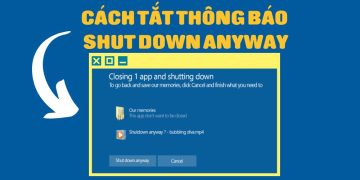 2 cách tắt thông báo Shutdown Anyway khi tắt máy trong Windows 2