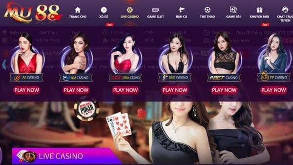 Mu88 casino   Thiên đường game cá cược nổi bật nhất châu Á