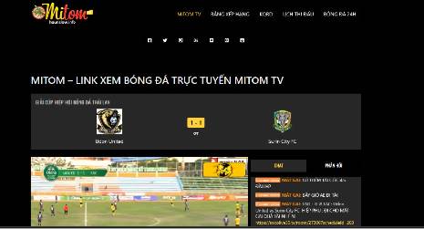 Mitom TV   Kênh truyền cảm hứng xem bóng đá trực tuyến