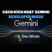 Cách kích hoạt Gemini Developer Mode 2