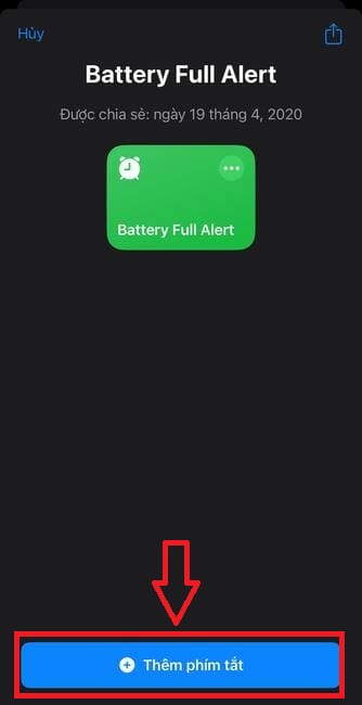 notification when battery is full