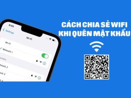 Instructions for sharing WiFi when you forget the password