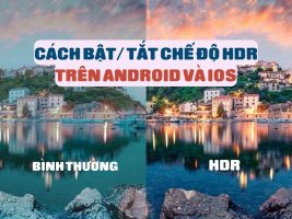 How to turn HDR mode on and off on iOS and Android