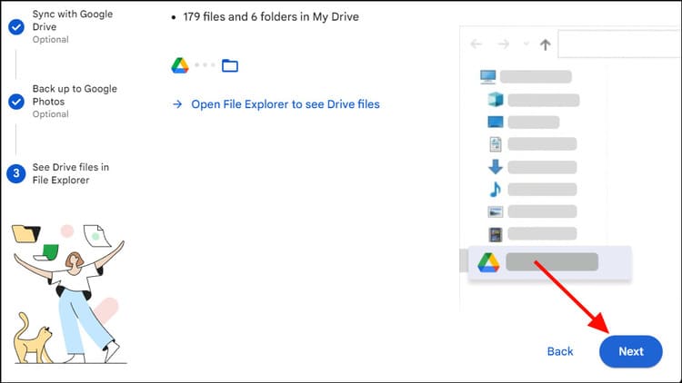 Cách thêm Google Drive vào File Explorer