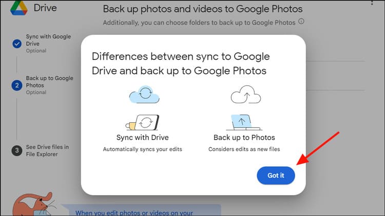 Cách thêm Google Drive vào File Explorer