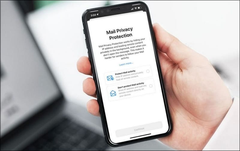 Use Mail Privacy Protection feature to hide IP