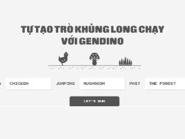 How to use GenDino to create your own dinosaur game
