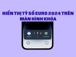 How to display Euro 2024 scores on iPhone lock screen
