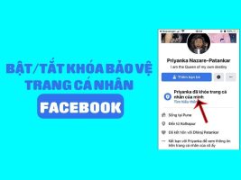Instructions for turning on/off the lock to protect your Facebook personal page Instructions for turning on/off the lock to protect your Facebook personal page