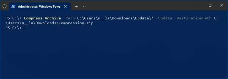 Hướng dẫn thêm file vào file zip bằng Powershell