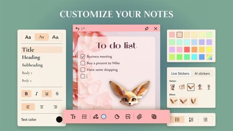 Aesthetic Notes: Create cute, AI-powered notes for Windows - AnonyViet ...