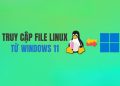 truy cap file linux tu windows 11