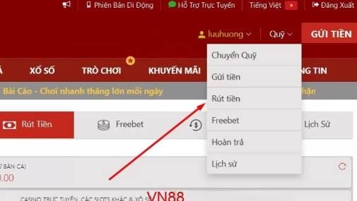 Cách Rút Tiền VN88 Siêu Nhanh Chỉ 3 Phút Uy Tín 6 Cách Rút Tiền VN88 Siêu Nhanh Chỉ 3 Phút Uy Tín 6