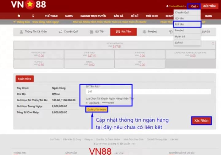 Cách Rút Tiền VN88 Siêu Nhanh Chỉ 3 Phút Uy Tín 7 Cách Rút Tiền VN88 Siêu Nhanh Chỉ 3 Phút Uy Tín 7