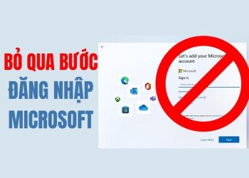 bo qua buoc dang nhap microsoft