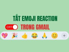 Instructions for turning off emoji interaction in Gmail