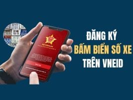 How to register and click the license plate via VNeID simply at home