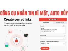 Secret Sharer: Private, self-destructing message sharing tool