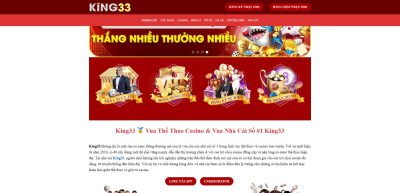 King33 – Thiên Đường Cá Cược Đỉnh Cao Dành Cho Người Chơi Việt Nam