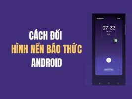 Instructions to change alarm wallpaper on Android phones