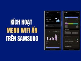 Instructions for activating the hidden WiFi menu on Samsung