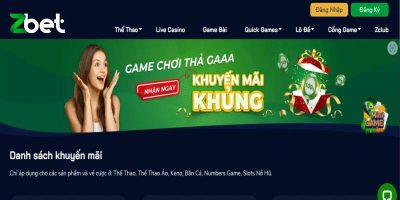 Zbet   Nhiều Chương Trình Khuyến Mãi Cực Sốc Đến Bet Thủ