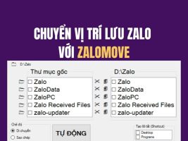 ZaloMove: How to change the drive to save files on Zalo to reduce C drive space