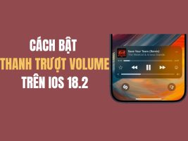 How to enable volume slider on iOS 18.2 lock screen