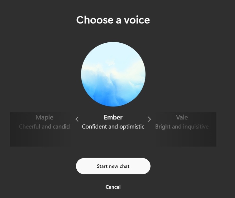 Choose the right voice