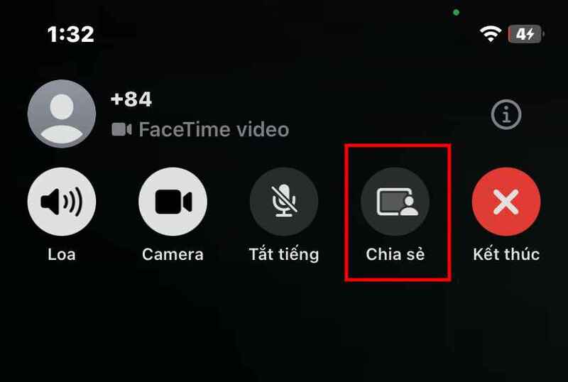 Click on the sharing icon