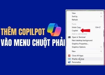 them copilot vao menu chuot phai