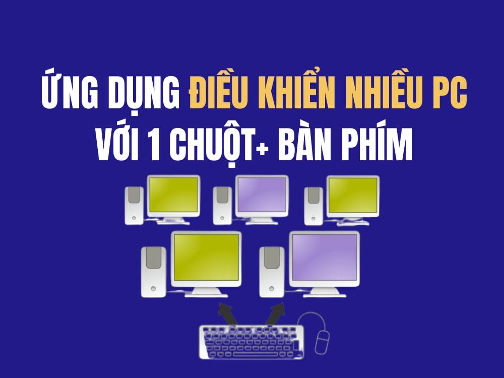 4 applications that control multiple computers with only 1 keyboard and mouse