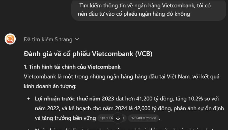 Tìm kiếm thông tin về một công ty