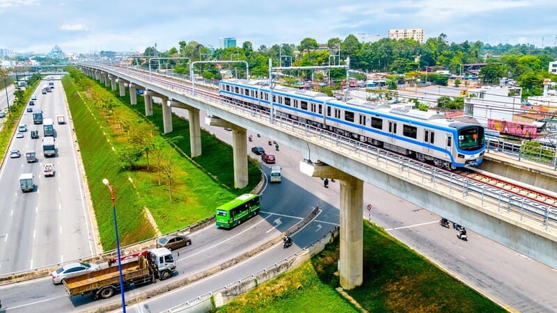 Explore Metro line No. 1 in Ho Chi Minh City