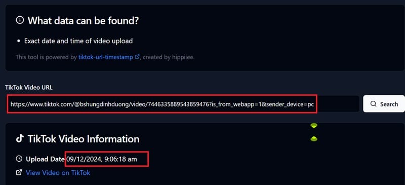Hippie Osint Toolkit: Summary of many useful Osint tools 20 Determine the time to post the video