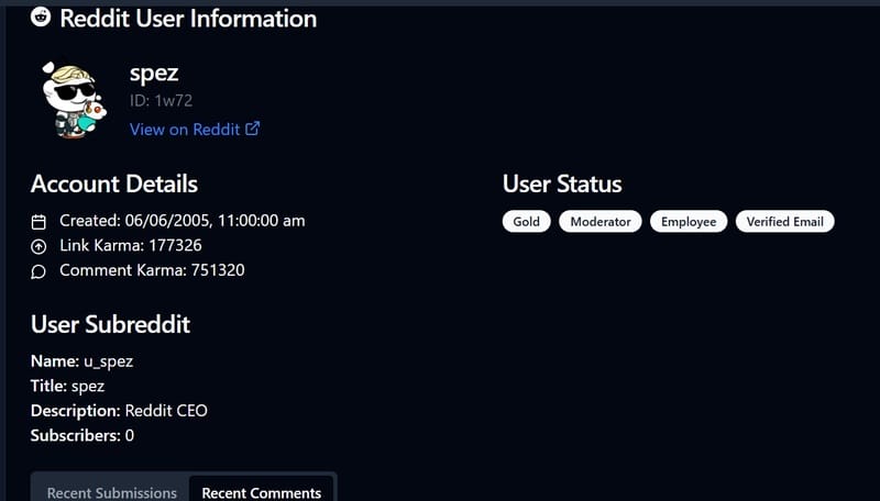 Hippie Osint Toolkit: Summary of many useful Osint tools 22 Data found on Reddit account