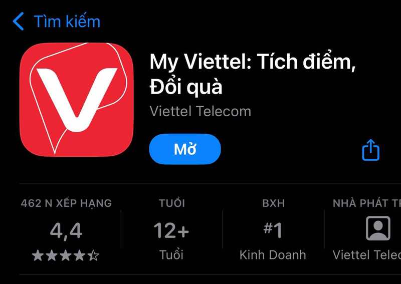 Install the My Viettel application